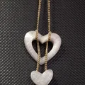 Heart in hearT – Hai trái tim in liền, có rãnh xỏ chain - Thumbnail 17