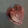 Heart in hearT – Hai trái tim in liền, có rãnh xỏ chain - Thumbnail 22