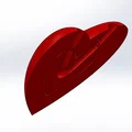Heart in hearT – Hai trái tim in liền, có rãnh xỏ chain - Thumbnail 25