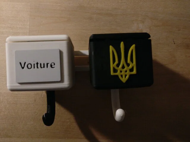 Móc treo chìa khóa hình mèo - Khung gắn tường chắc chắn và mặt trang trí tùy biến - Image 8