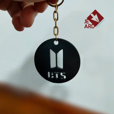 Bộ 5 móc khóa biểu tượng BTS cực chất - Tải file STL in 3D