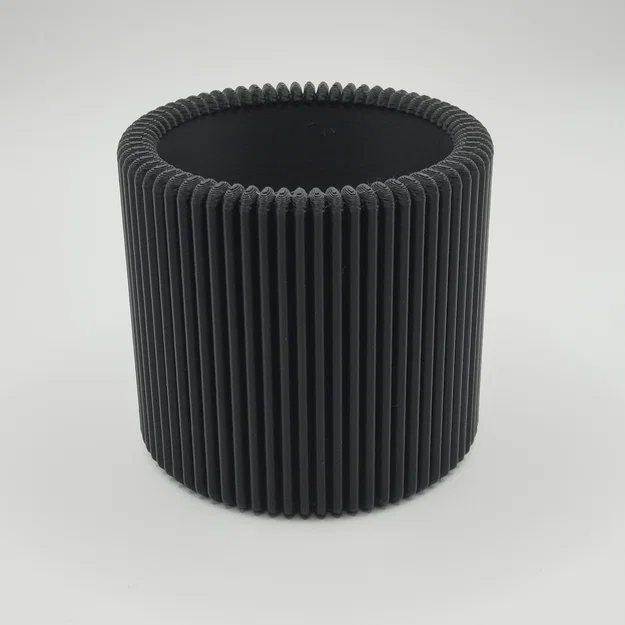Ống Cắm Bút Gân Hiện Đại (Ribbed) – Modern Design Ribbed Pencil Holder, Pencil Cup - Image 2