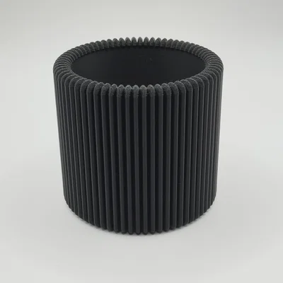 Ống Cắm Bút Gân Hiện Đại (Ribbed) – Modern Design Ribbed Pencil Holder, Pencil Cup