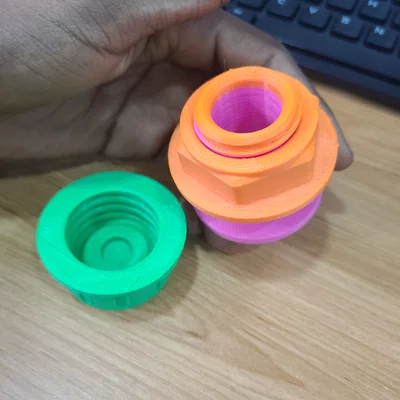 Đầu nối bulkhead có ren (Threaded bulkhead fitting)