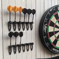 Giá treo phi tiêu 6 vị trí (6 Dart Holder) - Gọn gàng, dễ in 3D - Thumbnail 1