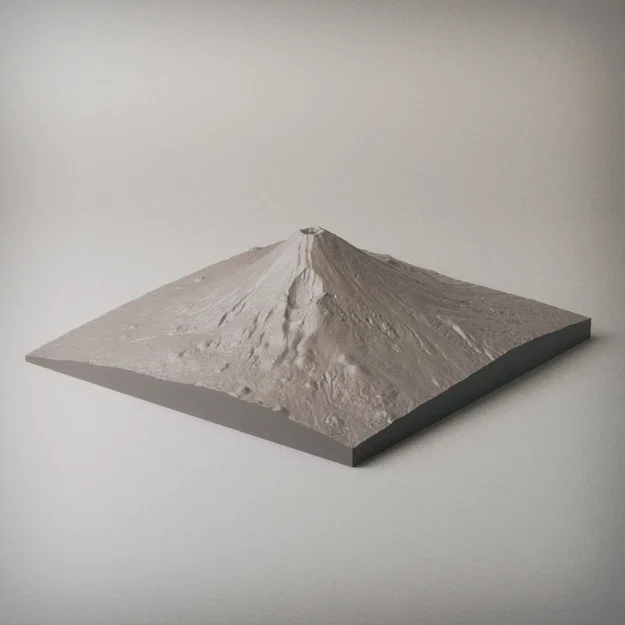 Mô hình địa hình Mount Fuji (Topography Model) - Image 3