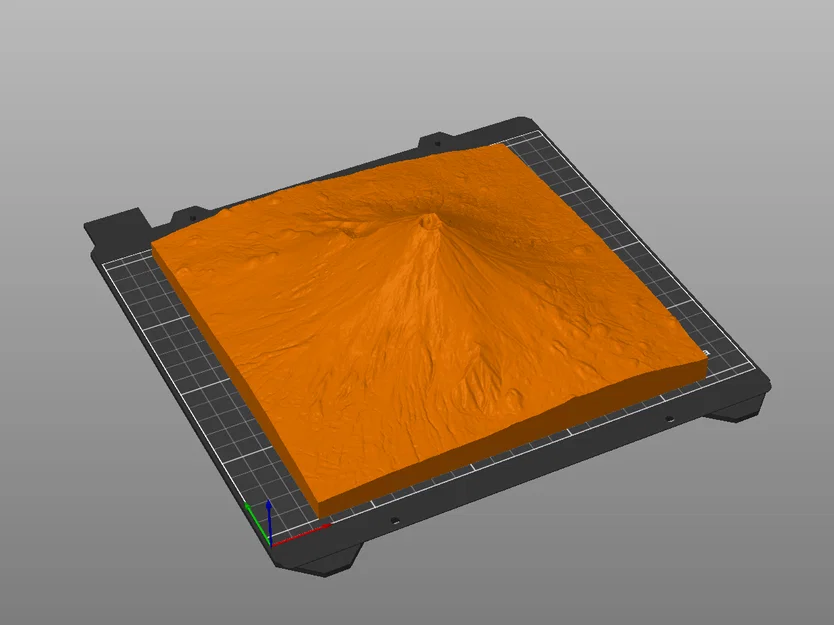 Mô hình địa hình Mount Fuji (Topography Model) - Image 7
