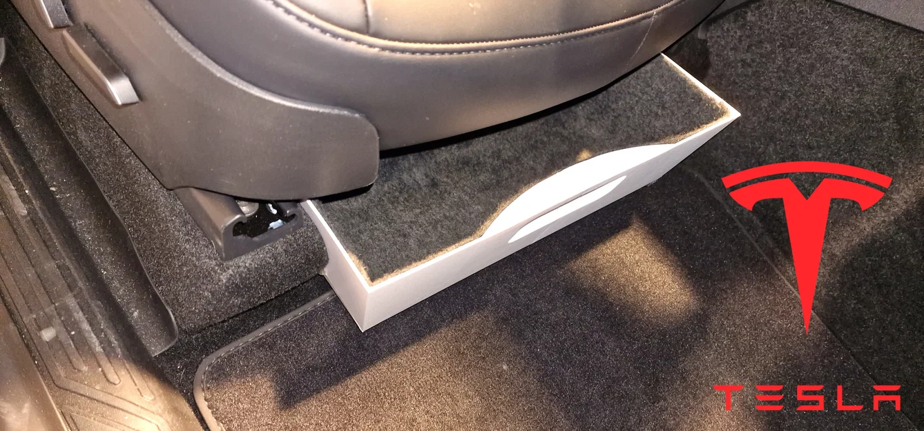 Hộp lưu trữ dưới ghế trước cho Tesla Model Y - Image 1