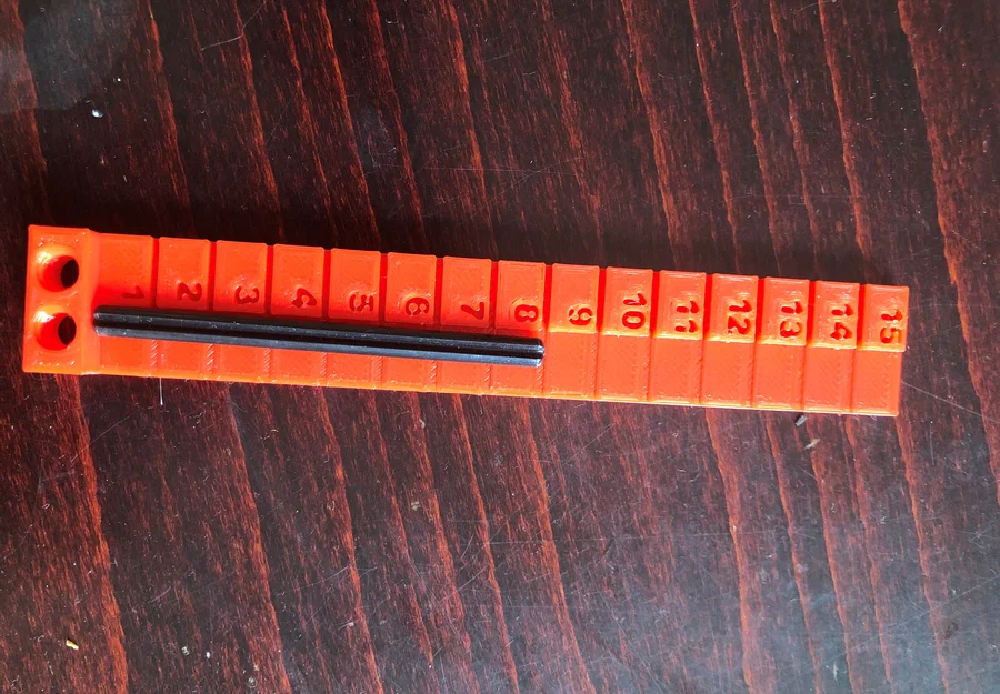 Thước đo chuyên dụng cho mảnh ghép LEGO (Ruler for LEGO) - In 3D - Image 2