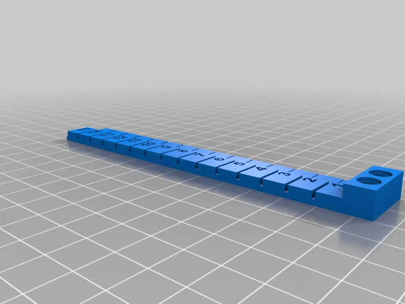 Thước đo chuyên dụng cho mảnh ghép LEGO (Ruler for LEGO) - In 3D - Image 3