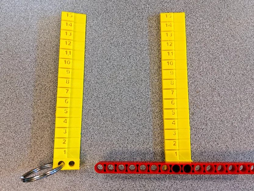 Thước đo chuyên dụng cho mảnh ghép LEGO (Ruler for LEGO) - In 3D - Image 4