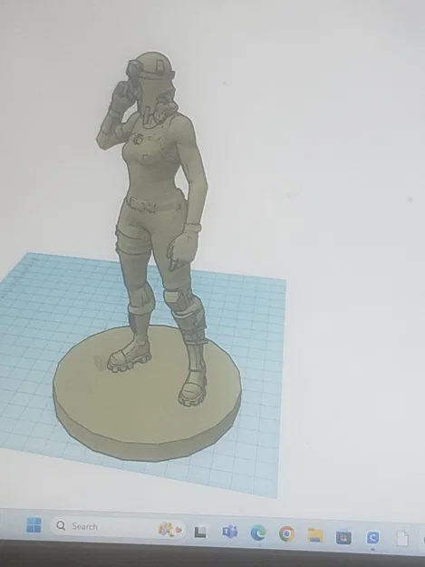 Mô hình 3D Renegade Raider Fortnite kèm đế đứng chất lượng cao - Image 1