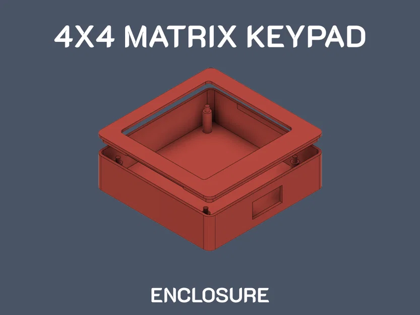 Hộp Vỏ (Enclosure) Cho 4x4 Matrix Keypad - Image 1