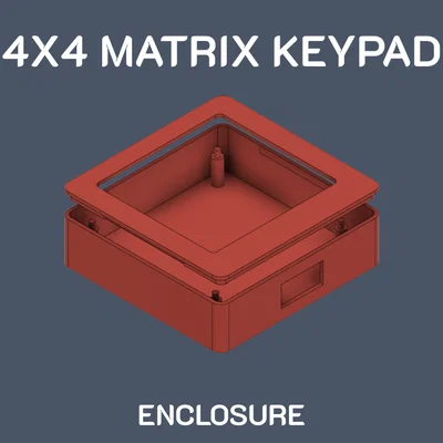 Hộp Vỏ (Enclosure) Cho 4x4 Matrix Keypad