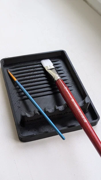 Khay đựng cọ vẽ thông minh, gọn gàng cho bàn làm việc 3D - Image 1