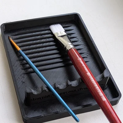 Khay đựng cọ vẽ thông minh, gọn gàng cho bàn làm việc 3D