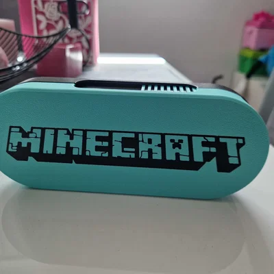 Hộp đựng bút Minecraft nắp trượt - Mô hình in 3D cực chất