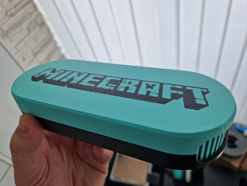 Hộp đựng bút Minecraft nắp trượt - Mô hình in 3D cực chất - Image 3