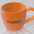 Mô hình ly cà phê 3D trang trí độc đáo cho người yêu công nghệ - Thumbnail 1