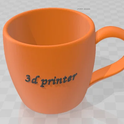 Mô hình ly cà phê 3D trang trí độc đáo cho người yêu công nghệ