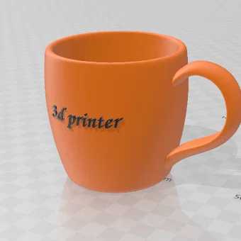 Mô hình ly cà phê 3D trang trí độc đáo cho người yêu công nghệ