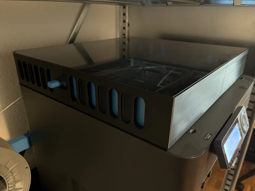 Bambu Lab P1S Sliding Vented Lid Riser – Nâng nắp trượt thông gió - Image 1