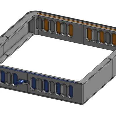 Bambu Lab P1S Sliding Vented Lid Riser – Nâng nắp trượt thông gió