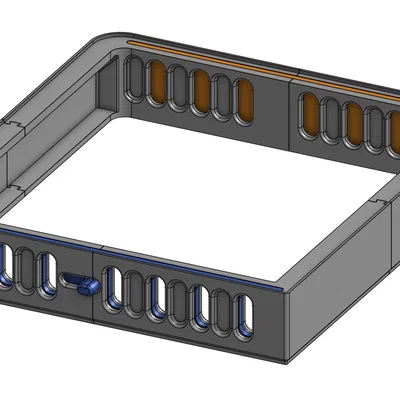 Bambu Lab P1S Sliding Vented Lid Riser – Nâng nắp trượt thông gió