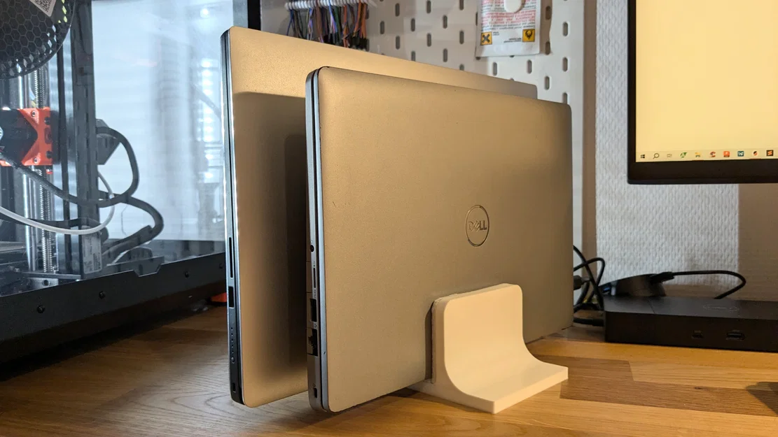 Kệ dựng laptop đôi dạng đứng (Double vertical laptop stand) - Image 1