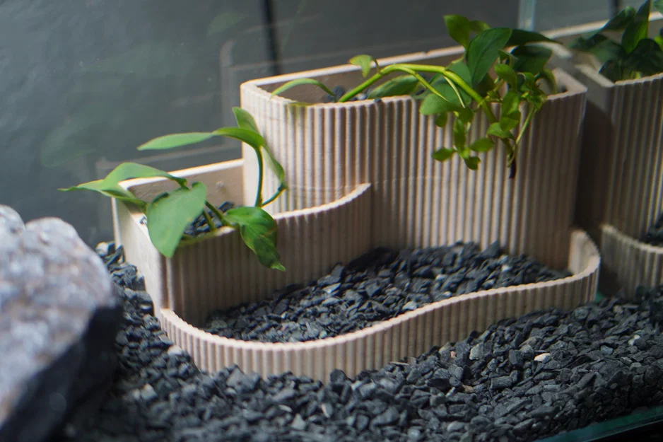 Chậu Trồng Cây Thủy Sinh Nhỏ | Aquascape Nhiều Tầng - Image 1