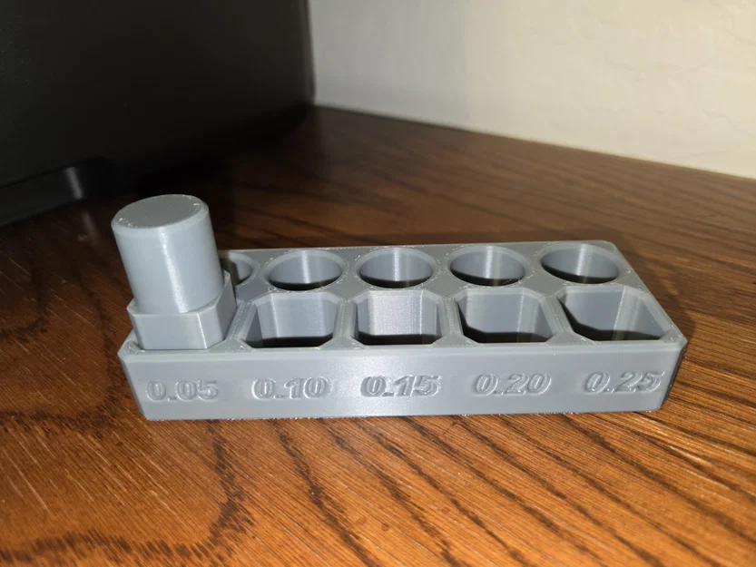 Mô hình kiểm tra dung sai 3D (Tolerance Test) - Cân chỉnh máy in chính xác - Image 1