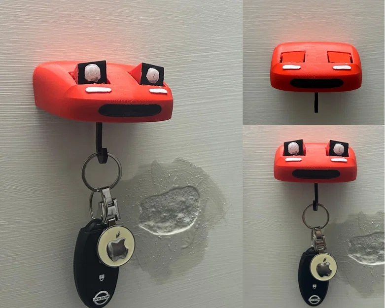 Móc Treo Chìa Khóa Miata Đèn Pop-up (1 Móc) - Miata POPUP Headlights Keyhanger - Image 1