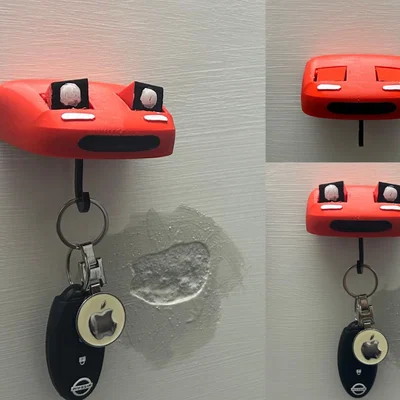 Móc Treo Chìa Khóa Miata Đèn Pop-up (1 Móc) - Miata POPUP Headlights Keyhanger