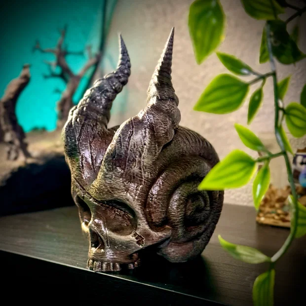 Mô hình trang trí Đầu Ốc Ác Quỷ độc đáo phong cách Dark Fantasy - Image 1