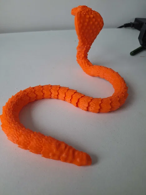 Rắn: Rắn Hổ Mang Articulated (Print-in-Place) - Image 2