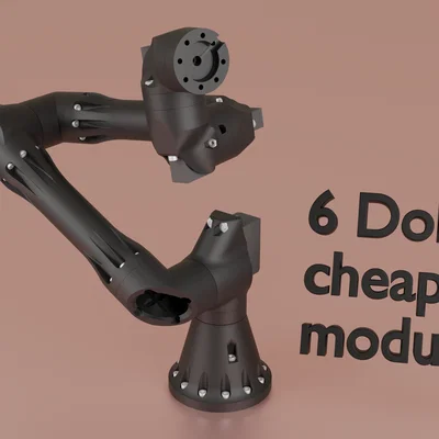 Cánh tay robot 6DoF | Hệ thống mô-đun | Giá rẻ | Phục vụ giáo dục