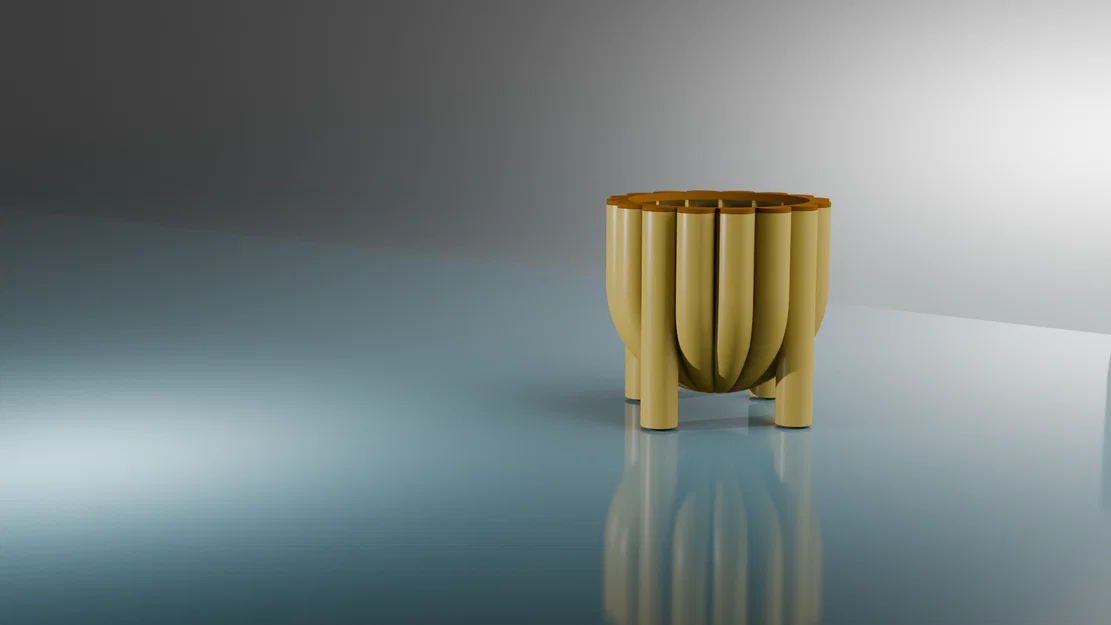 Chậu trồng cây 3D hiện đại 5L - Thiết kế tối giản, sang trọng - Image 1