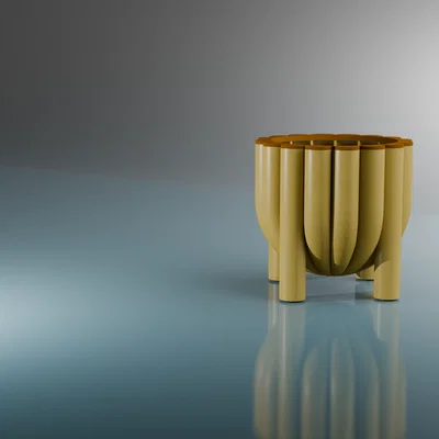 Chậu trồng cây 3D hiện đại 5L - Thiết kế tối giản, sang trọng