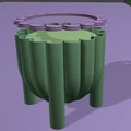 Chậu trồng cây 3D hiện đại 5L - Thiết kế tối giản, sang trọng - Thumbnail 4
