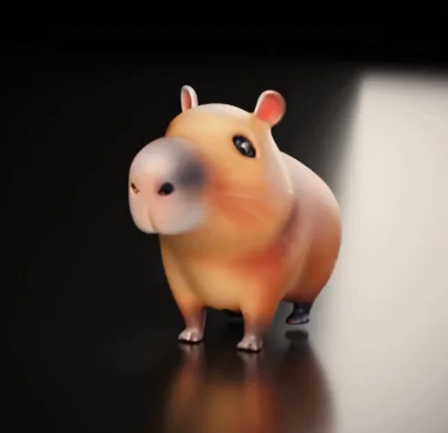 Móc khóa Capybara Dễ Thương (Cute Capybara Keychain) - Image 4