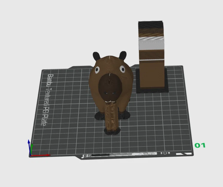 Móc khóa Capybara Dễ Thương (Cute Capybara Keychain) - Image 9