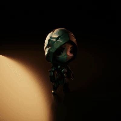 Mô hình Chibi Ninja Girl Dễ Thương - File In 3D Chi Tiết