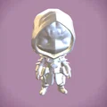 Mô hình Chibi Ninja Girl Dễ Thương - File In 3D Chi Tiết - Thumbnail 7
