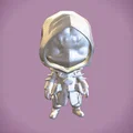 Mô hình Chibi Ninja Girl Dễ Thương - File In 3D Chi Tiết - Thumbnail 8