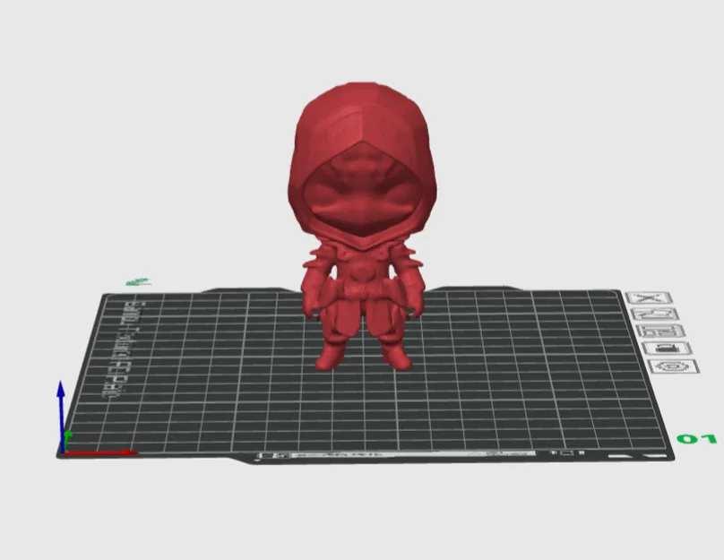 Mô hình Chibi Ninja Girl Dễ Thương - File In 3D Chi Tiết - Image 9
