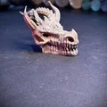 Mô hình hộp sọ rồng cổ đại - Đồ trang trí in 3D cực ngầu - Thumbnail 2