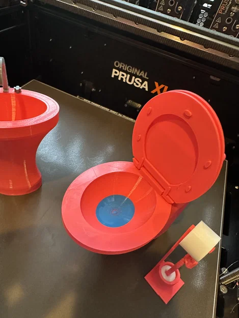 Phòng tắm Barbie tỉ lệ 1/6 (Toilet, Sink) – Nắp & bệ ngồi cải tiến - Image 2