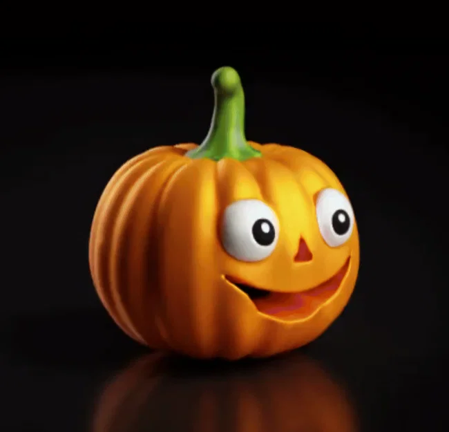 Mô hình Bí ngô Cười (Cute Smiling Pumpkin) trang trí Halloween dễ thương - Image 1