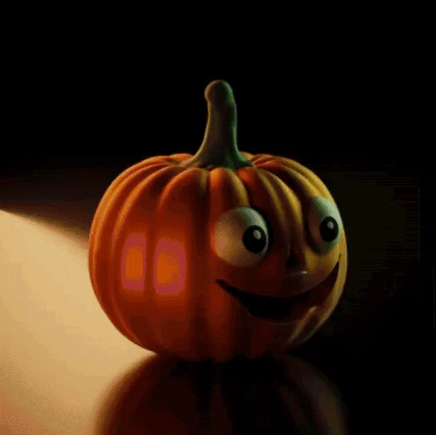 Mô hình Bí ngô Cười (Cute Smiling Pumpkin) trang trí Halloween dễ thương - Image 2