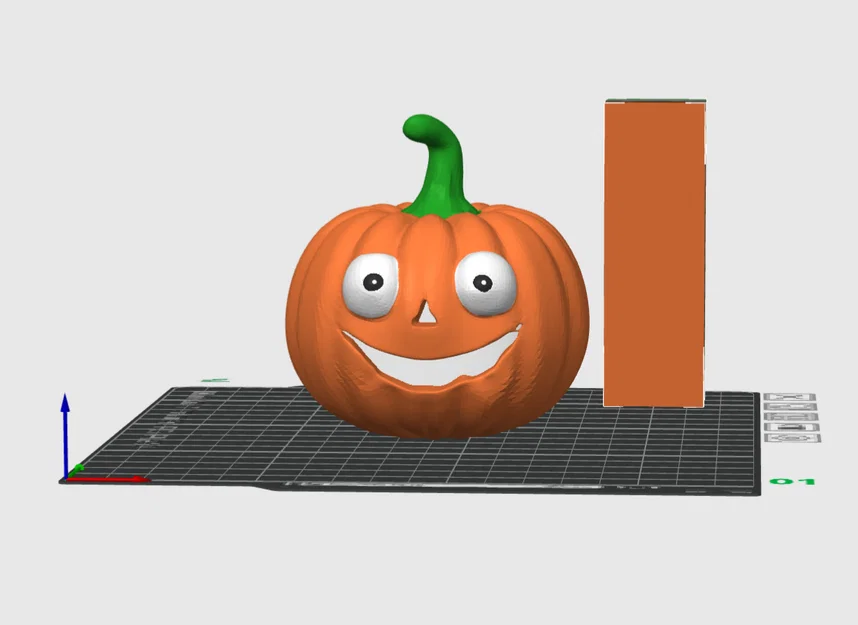 Mô hình Bí ngô Cười (Cute Smiling Pumpkin) trang trí Halloween dễ thương - Image 8